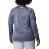 image:imageColumbia Womens Tidal Tee II Long Sleeve HoodieCollegiate Navy HeatherWhite Logo