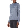 image:imageColumbia Womens Tidal Tee II Long Sleeve HoodieCollegiate Navy HeatherWhite Logo