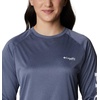 image:imageColumbia Womens Tidal Tee II Long Sleeve HoodieCollegiate Navy HeatherWhite Logo