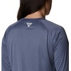 image:imageColumbia Womens Tidal Tee II Long Sleeve HoodieCollegiate Navy HeatherWhite Logo