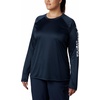 image:imageColumbia Womens Tidal Tee II Long Sleeve HoodieCollegiate NavyWhite Logo