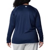 image:imageColumbia Womens Tidal Tee II Long Sleeve HoodieCollegiate NavyWhite Logo