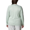 image:imageColumbia Womens Tidal Tee II Long Sleeve HoodieCool Green HeatherWhite Logo