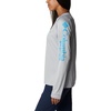 image:imageColumbia Womens Tidal Tee II Long Sleeve HoodieCool GreyRiptide Logo