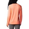 image:imageColumbia Womens Tidal Tee II Long Sleeve HoodieCoral Glow  White Logo