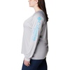 image:imageColumbia Womens Tidal Tee II Long Sleeve HoodieCoral GlowWhite Logo