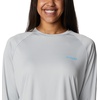 image:imageColumbia Womens Tidal Tee II Long Sleeve HoodieCoral GlowWhite Logo