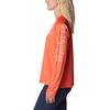 image:imageColumbia Womens Tidal Tee II Long Sleeve HoodieCorangeLight Coral Logo