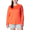 image:imageColumbia Womens Tidal Tee II Long Sleeve HoodieCorangeLight Coral Logo