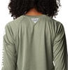 image:imageColumbia Womens Tidal Tee II Long Sleeve HoodieCypress HeatherWhite Logo