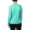 image:imageColumbia Womens Tidal Tee II Long Sleeve HoodieDolphinWhite Logo