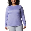 image:imageColumbia Womens Tidal Tee II Long Sleeve HoodieFairytaleWhite Logo
