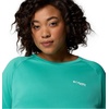 image:imageColumbia Womens Tidal Tee II Long Sleeve HoodieGlaze GreenWhite Logo