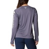 image:imageColumbia Womens Tidal Tee II Long Sleeve HoodieGranite PurpleStone Logo