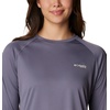 image:imageColumbia Womens Tidal Tee II Long Sleeve HoodieGranite PurpleStone Logo