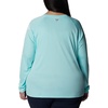 image:imageColumbia Womens Tidal Tee II Long Sleeve HoodieGulf StreamWhite Logo