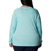 image:imageColumbia Womens Tidal Tee II Long Sleeve HoodieGulf StreamWhite Logo