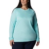image:imageColumbia Womens Tidal Tee II Long Sleeve HoodieGullfoss GreenWhite Logo