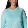 image:imageColumbia Womens Tidal Tee II Long Sleeve HoodieGullfoss GreenWhite Logo