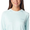 image:imageColumbia Womens Tidal Tee II Long Sleeve HoodieIcy MornCanyon Blue Logo