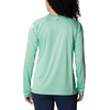 image:imageColumbia Womens Tidal Tee II Long Sleeve HoodieKelp HeatherWhite Logo