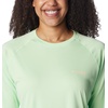 image:imageColumbia Womens Tidal Tee II Long Sleeve HoodieKey WestPeach Fizz Logo