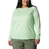 image:imageColumbia Womens Tidal Tee II Long Sleeve HoodieKey WestPeach Fizz Logo