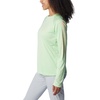 image:imageColumbia Womens Tidal Tee II Long Sleeve HoodieKey WestPeach Fizz Logo