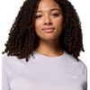 image:imageColumbia Womens Tidal Tee II Long Sleeve HoodieLavender Pearl HeatherWhite Logo