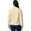 image:imageColumbia Womens Tidal Tee II Long Sleeve HoodieLemon WashGlaze Green Logo