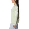 image:imageColumbia Womens Tidal Tee II Long Sleeve HoodieLight Lime HeatherWhite Logo
