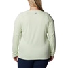 image:imageColumbia Womens Tidal Tee II Long Sleeve HoodieLight LimeWhite Logo
