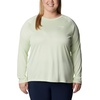 image:imageColumbia Womens Tidal Tee II Long Sleeve HoodieLight LimeWhite Logo