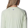 image:imageColumbia Womens Tidal Tee II Long Sleeve HoodieLight LimeWhite Logo