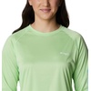 image:imageColumbia Womens Tidal Tee II Long Sleeve HoodieLime Glow HeatherGulf Stream Logo
