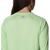image:imageColumbia Womens Tidal Tee II Long Sleeve HoodieLime Glow HeatherGulf Stream Logo
