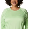 image:imageColumbia Womens Tidal Tee II Long Sleeve HoodieLime Glow HeatherGulf Stream Logo