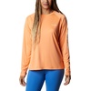 image:imageColumbia Womens Tidal Tee II Long Sleeve HoodieLime GlowWhite Logo