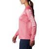 image:imageColumbia Womens Tidal Tee II Long Sleeve HoodieLycheeWhite Logo