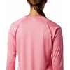 image:imageColumbia Womens Tidal Tee II Long Sleeve HoodieLycheeWhite Logo