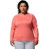 image:imageColumbia Womens Tidal Tee II Long Sleeve HoodieMelonadeWhite Logo