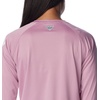 image:imageColumbia Womens Tidal Tee II Long Sleeve HoodieMinuet HeatherWhite Logo