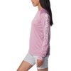 image:imageColumbia Womens Tidal Tee II Long Sleeve HoodieMinuet HeatherWhite Logo