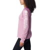 image:imageColumbia Womens Tidal Tee II Long Sleeve HoodieMinuetTiki Pink Logo