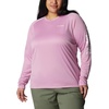 image:imageColumbia Womens Tidal Tee II Long Sleeve HoodieMinuetTiki Pink Logo
