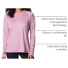 image:imageColumbia Womens Tidal Tee II Long Sleeve HoodieMinuetTiki Pink Logo