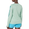 image:imageColumbia Womens Tidal Tee II Long Sleeve HoodieNew MintWaterfall Logo