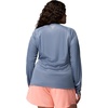 image:imageColumbia Womens Tidal Tee II Long Sleeve HoodieNew Moon HeatherWhite Logo