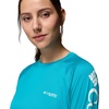 image:imageColumbia Womens Tidal Tee II Long Sleeve HoodieOcean TealWhite Logo