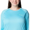 image:imageColumbia Womens Tidal Tee II Long Sleeve HoodieOpal BlueKey West Logo